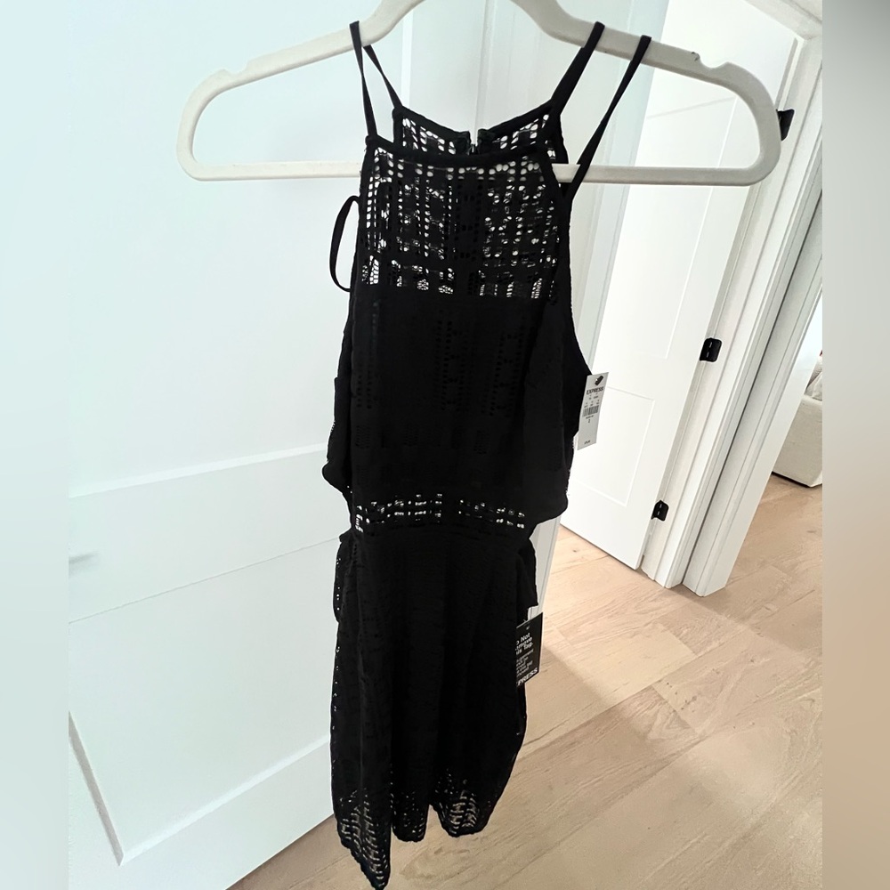 Express Black Cut Out Dress